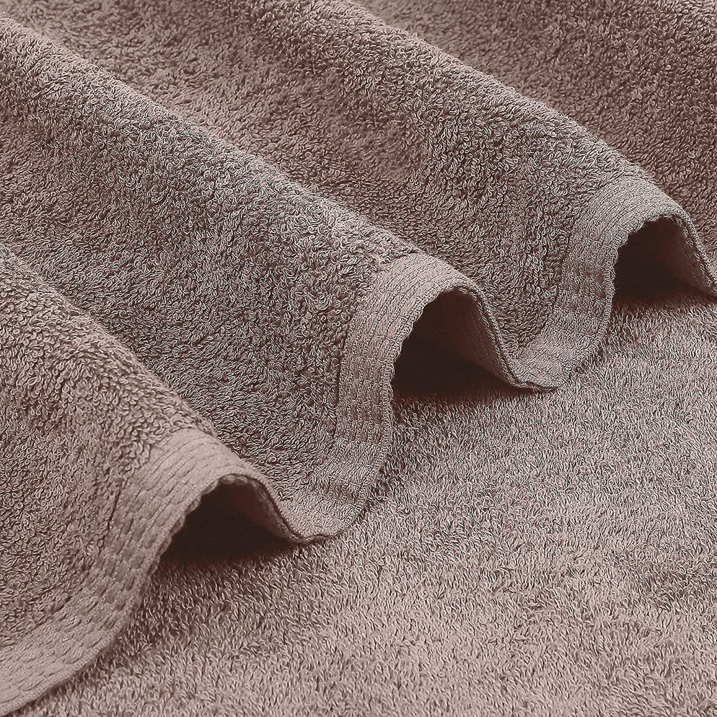 6 Piece Cotton Towel Set 550GSM - Taupe