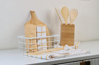 Set of 12 Multiweave Kitchen Towels - Yellow