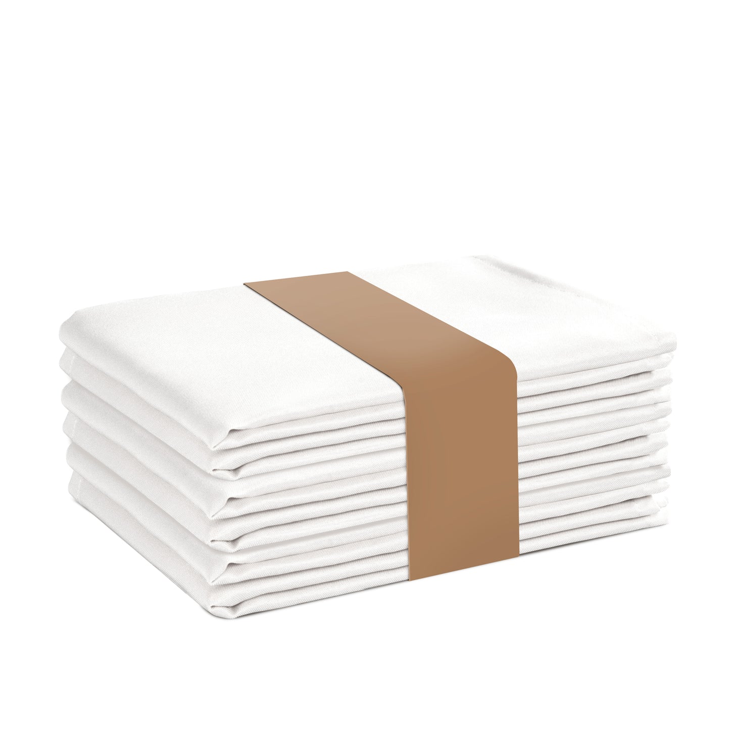 Set of 6 Napkins 50x50cm - White