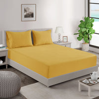 100% Organic Washed Cotton Fitted Sheet Set - Cocoon