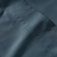 100% Organic Washed Cotton Fitted Sheet Set - Estate Blue