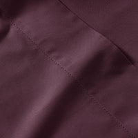 100% Organic Washed Cotton Fitted Sheet Set - Windsor Wine