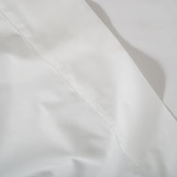 100% Organic Washed Cotton Fitted Sheet Set - White