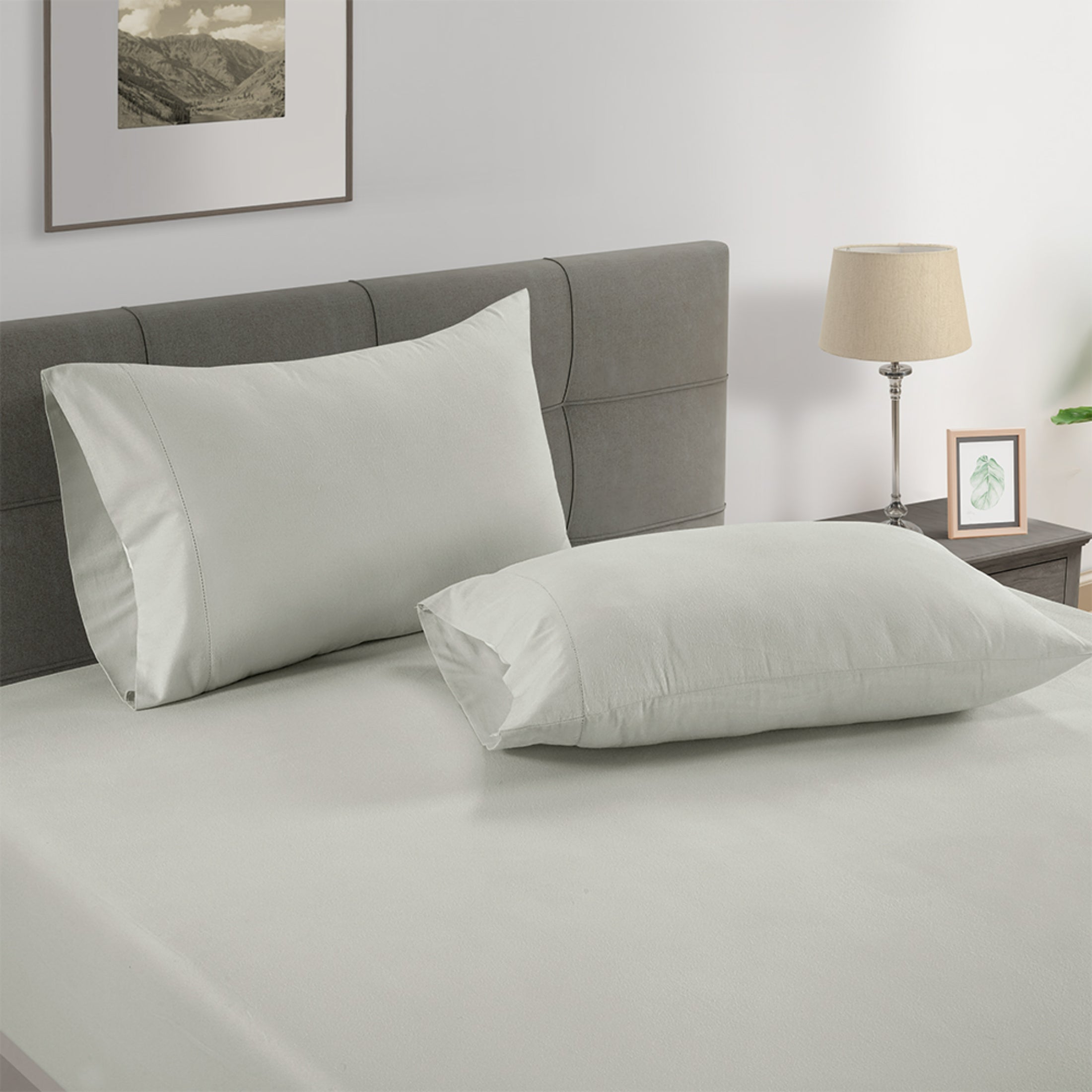 King 100% online washed lined solid sheet set