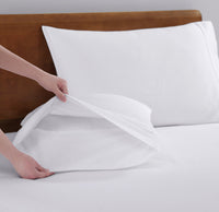 100% Organic Washed Cotton Sheet Set - White