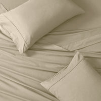 100% Organic Washed Cotton Sheet Set - Linen