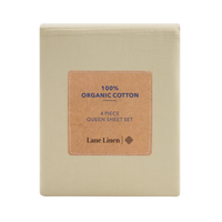 100% Organic Washed Cotton Sheet Set - Linen