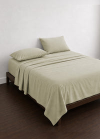 100% Cotton Percale Sheet Set - Linen
