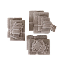 18 Piece 100% Cotton Towel Set 550GSM - Platinum