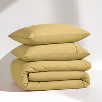 100% Organic Washed Cotton Quilt Cover Set - Cocoon