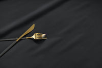 Solid Tablecloth 4 seat 152x152cm - Black