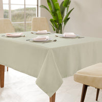 Solid Tablecloth 6 seat 152x213cm - Pumice Stone