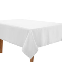 Solid Tablecloth 4 seat 152x152cm - White