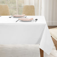 Solid Tablecloth 4 seat 152x152cm - White