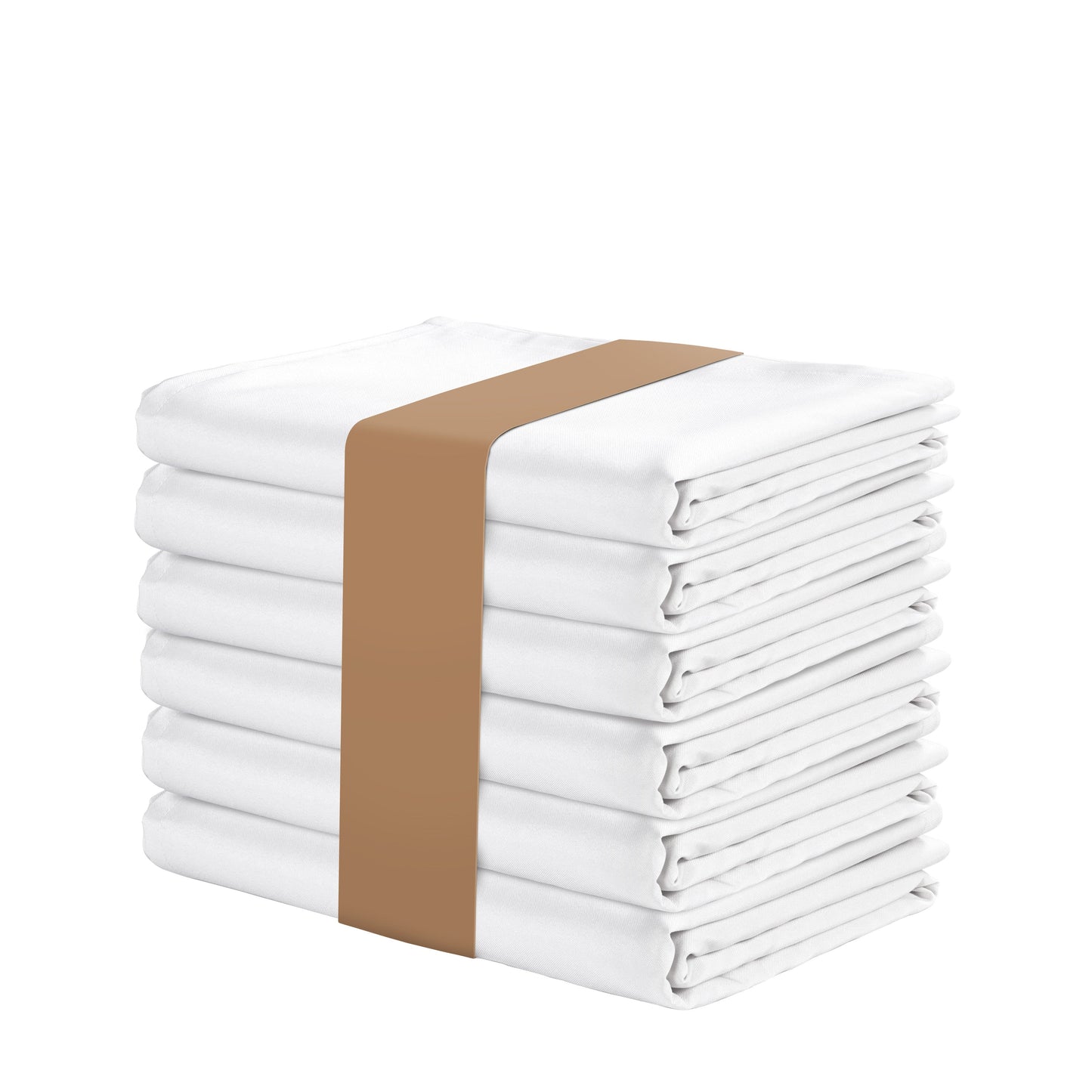 Set of Solid Tablecloths 6 seat 152x213cm - White