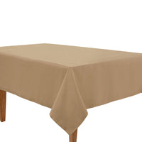 Solid Tablecloth 6 seat 152x213cm - Natural