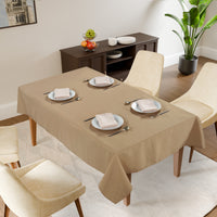 Solid Tablecloth 6 seat 152x213cm - Natural