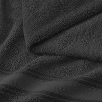 24 Piece 100% Cotton Towel Set 550GSM - Black