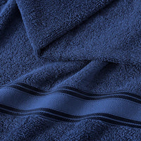 6 Piece Cotton Towel Set 550GSM - Navy