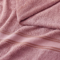 12 Piece 100% Cotton Towel Set 550GSM - Wishful Mauve