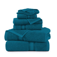 6 Piece Cotton Towel Set 550GSM - Sea Port